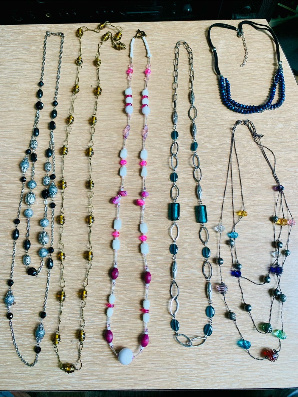 Y2K Glass Necklace Collection